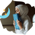 Girl kissing Quran Majeed - Quran scape